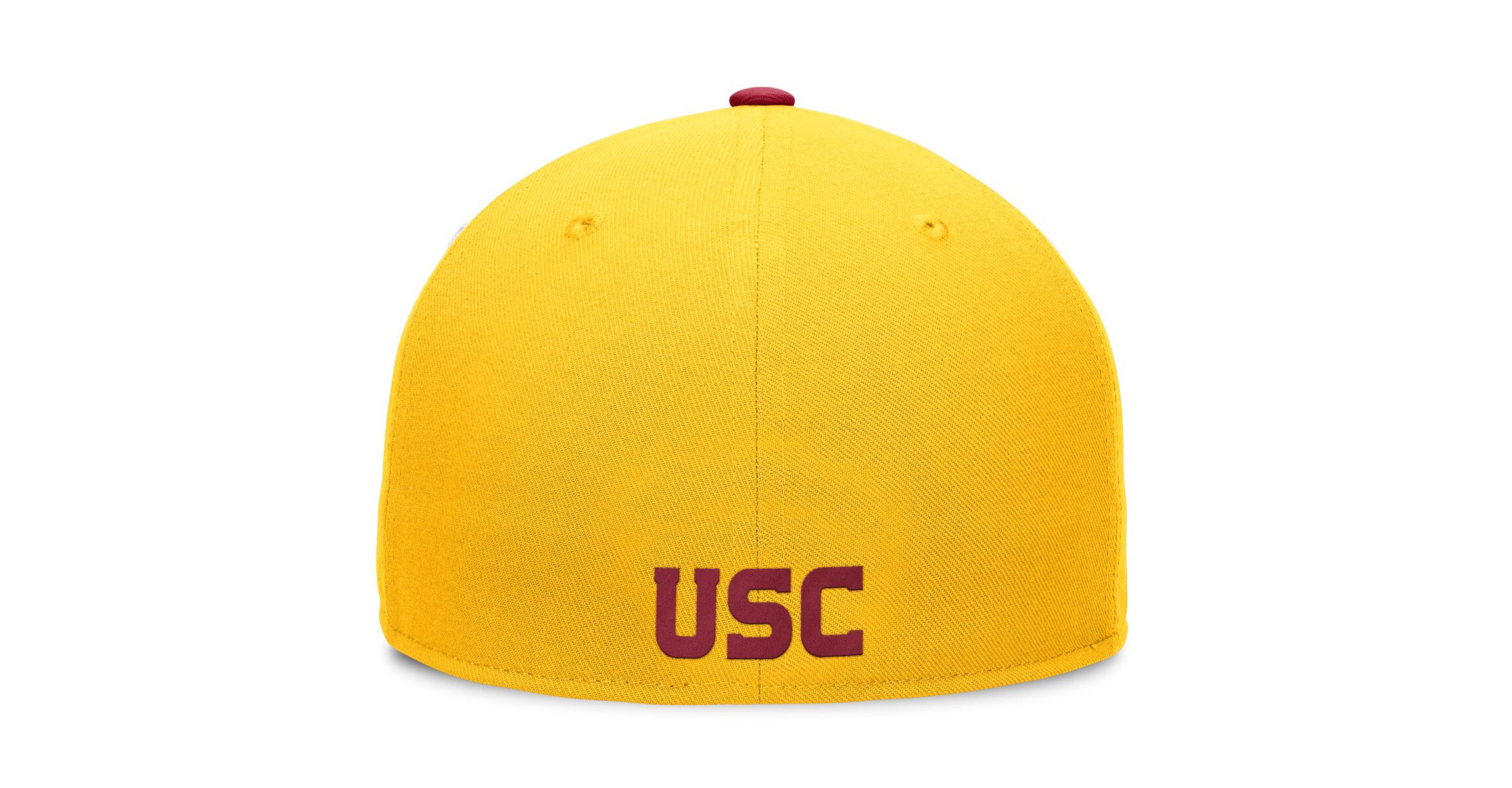 NCAA White/Cardinal USC Trojans Tri-Tone Collector Fitted Hat
