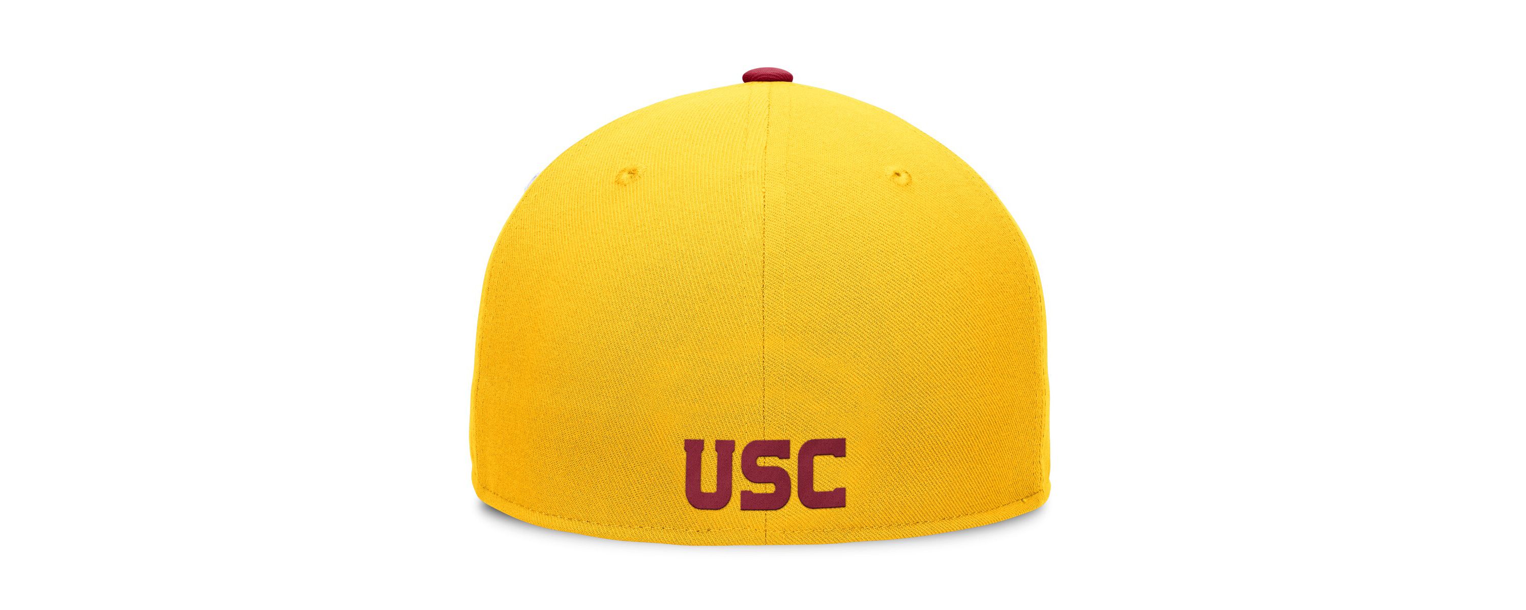 NCAA White/Cardinal USC Trojans Tri-Tone Collector Fitted Hat