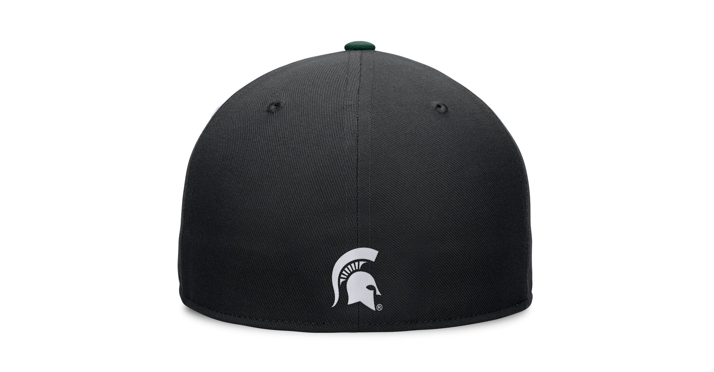 NCAA White/Green Michigan State Spartans Tri-Tone Collector Fitted Hat