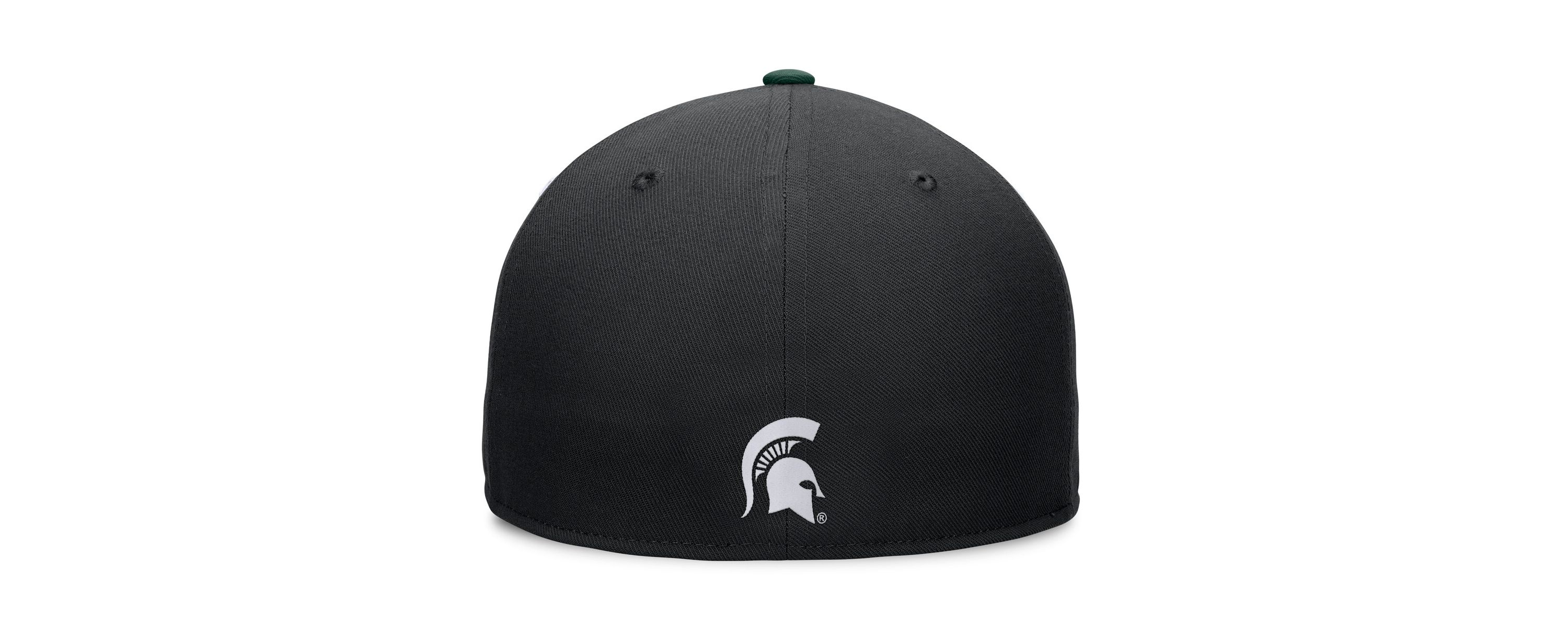 NCAA White/Green Michigan State Spartans Tri-Tone Collector Fitted Hat