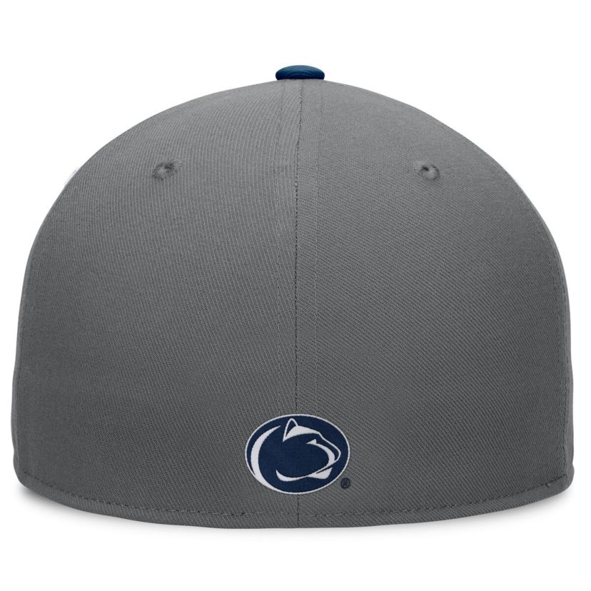 NCAA White/Navy Penn State Nittany Lions Tri-Tone Collector Fitted Hat