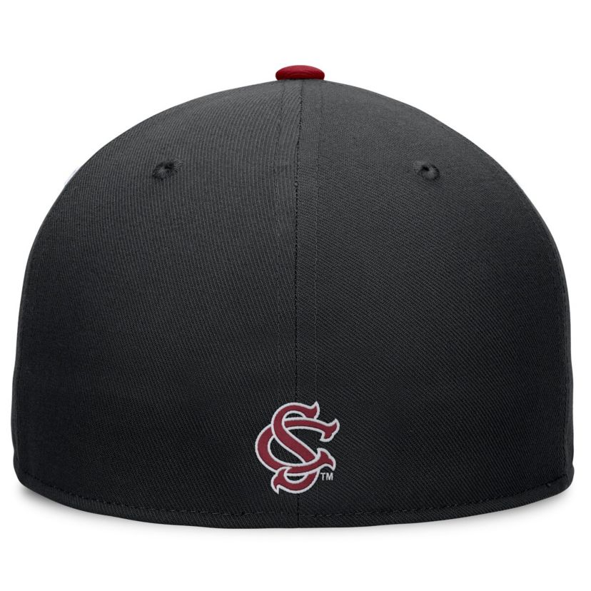 NCAA White/Garnet South Carolina Gamecocks Tri-Tone Collector Fitted Hat