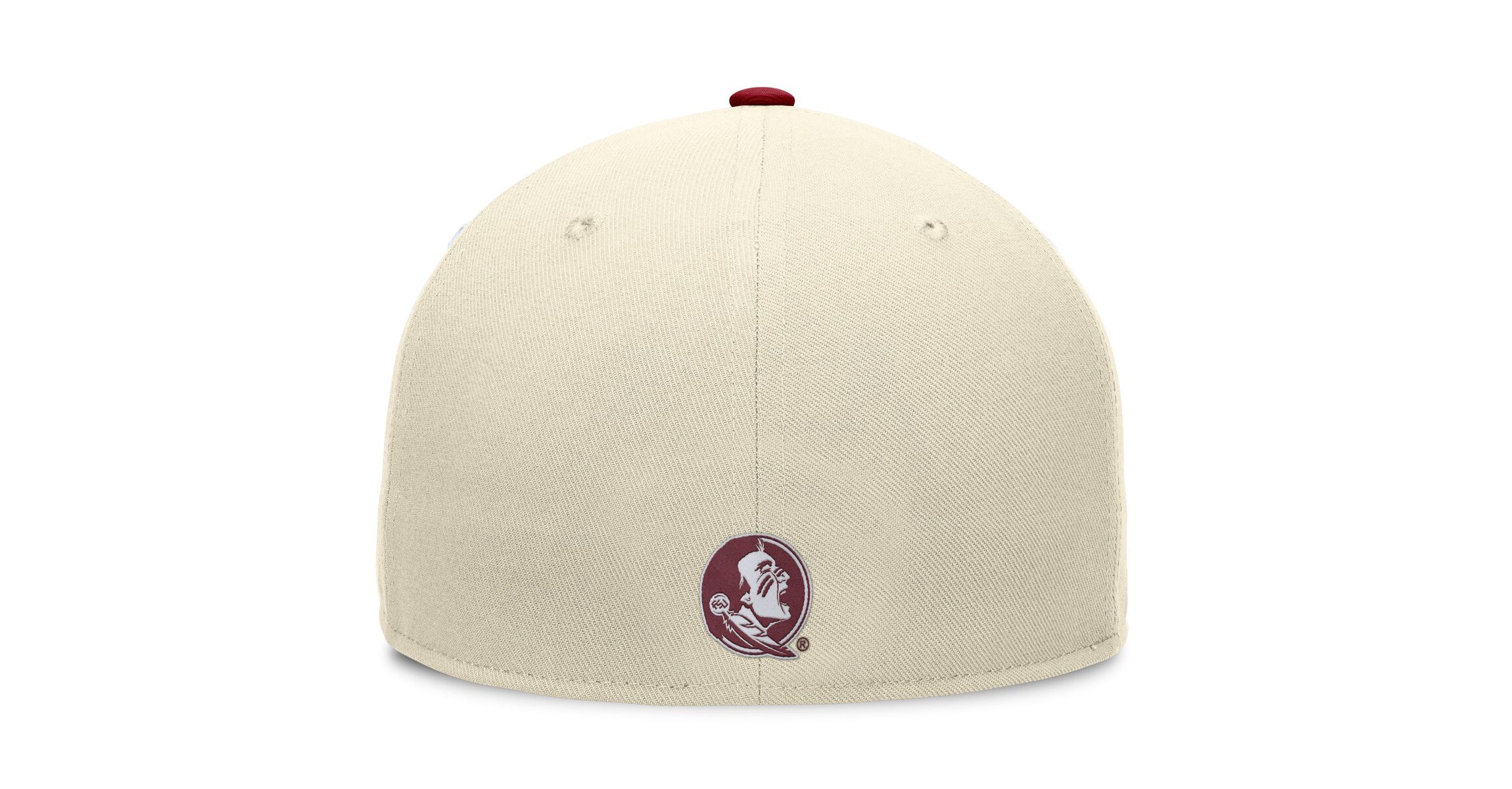 NCAA White/Garnet Florida State Seminoles Tri-Tone Collector Fitted Hat