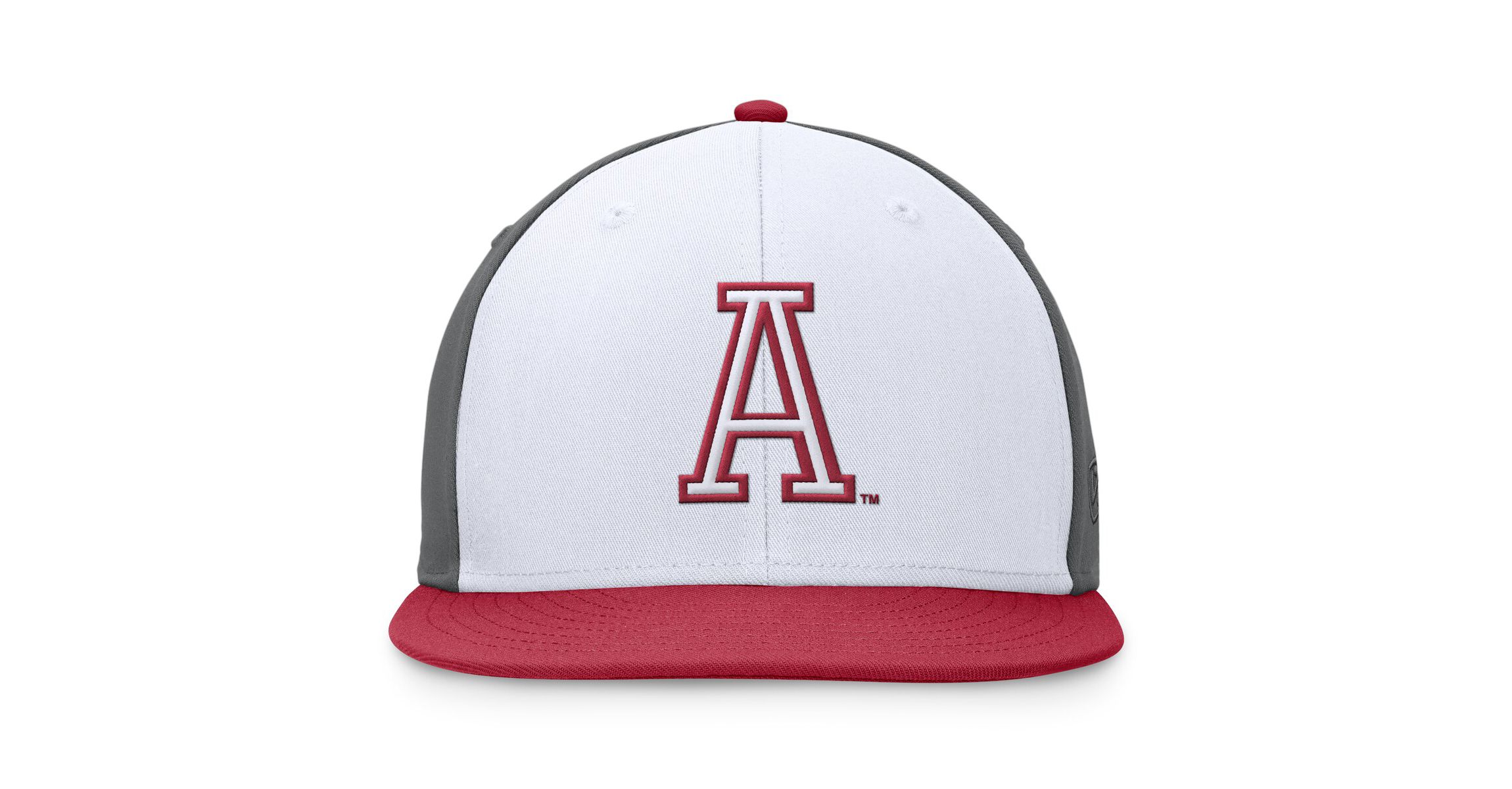 Alabama Crimson Tide NCAA White/Crimson Alabama Tide Tri-Tone Collector Fitted Hat