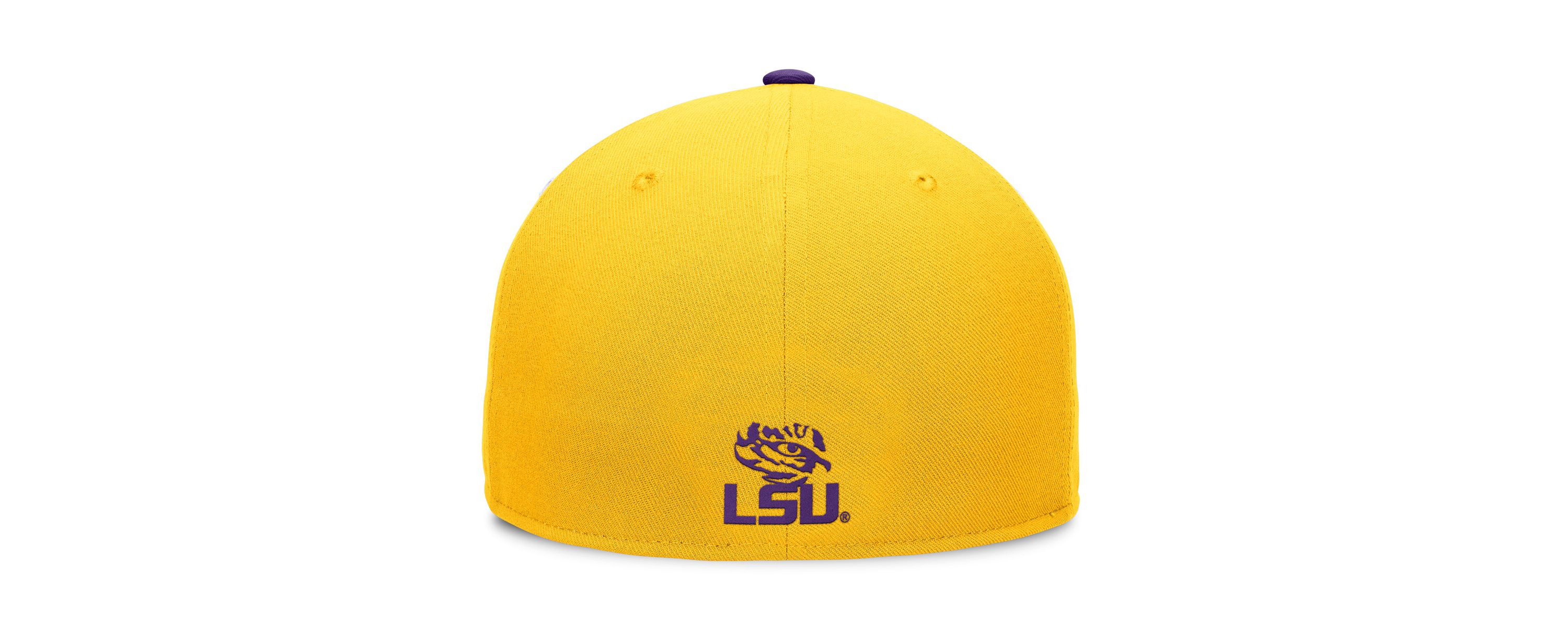 NCAA White/Purple LSU Tigers Tri-Tone Collector Fitted Hat