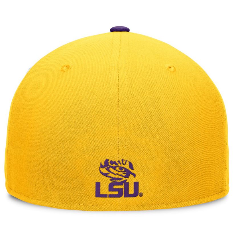 NCAA White/Purple LSU Tigers Tri-Tone Collector Fitted Hat
