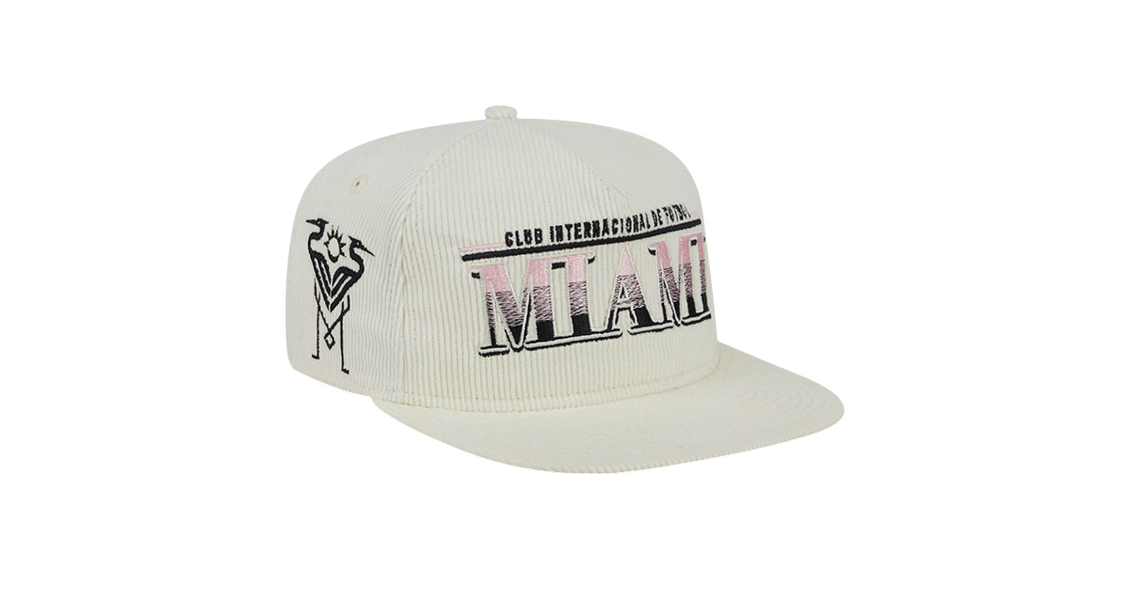 MLS Inter Miami CF Throwback Corduroy Golfer Adjustable Hat