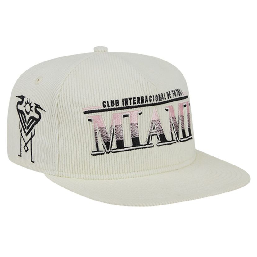 MLS Inter Miami CF Throwback Corduroy Golfer Adjustable Hat