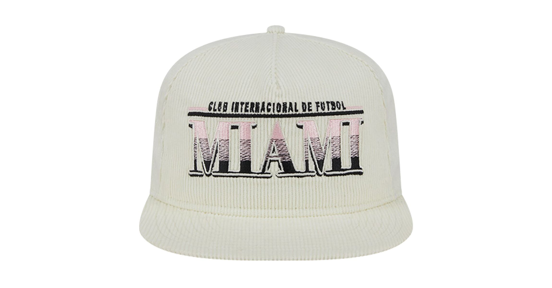 MLS Inter Miami CF Throwback Corduroy Golfer Adjustable Hat