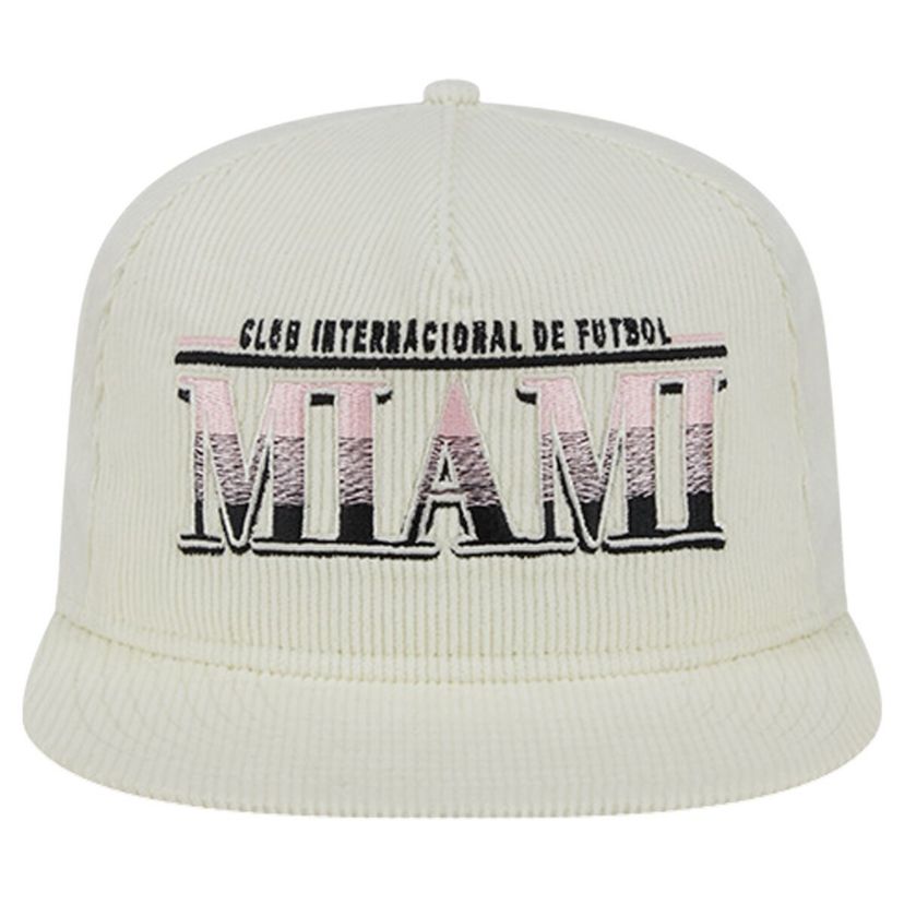 MLS Inter Miami CF Throwback Corduroy Golfer Adjustable Hat