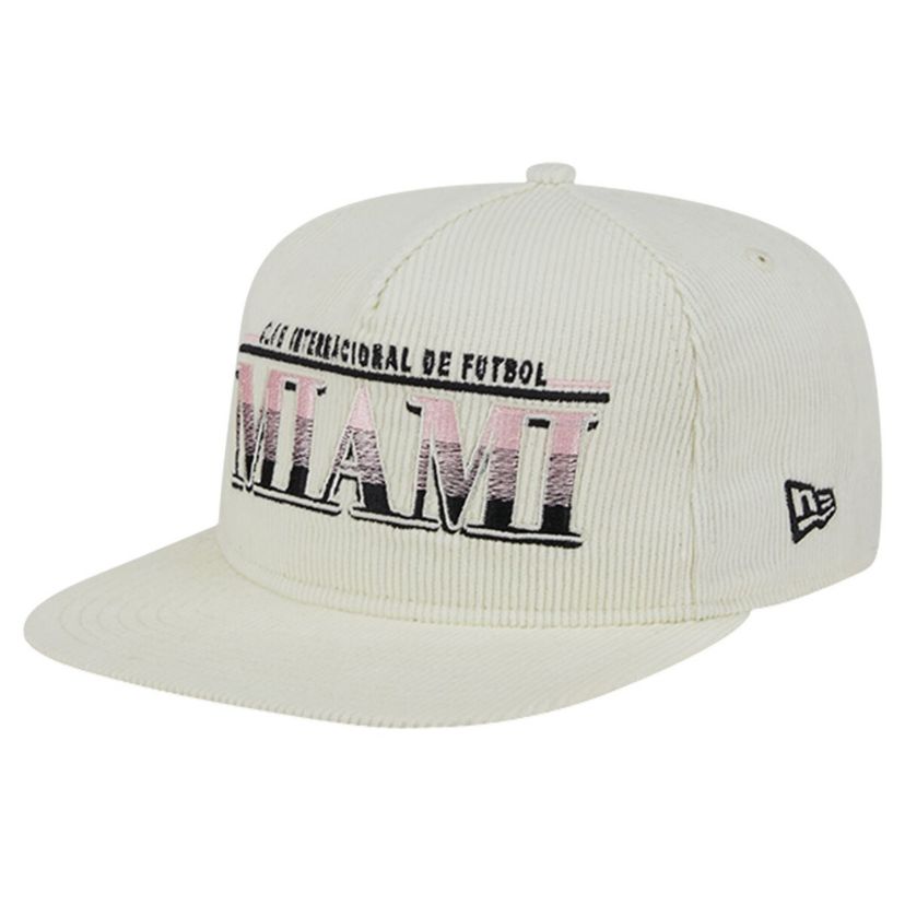 MLS Inter Miami CF Throwback Corduroy Golfer Adjustable Hat