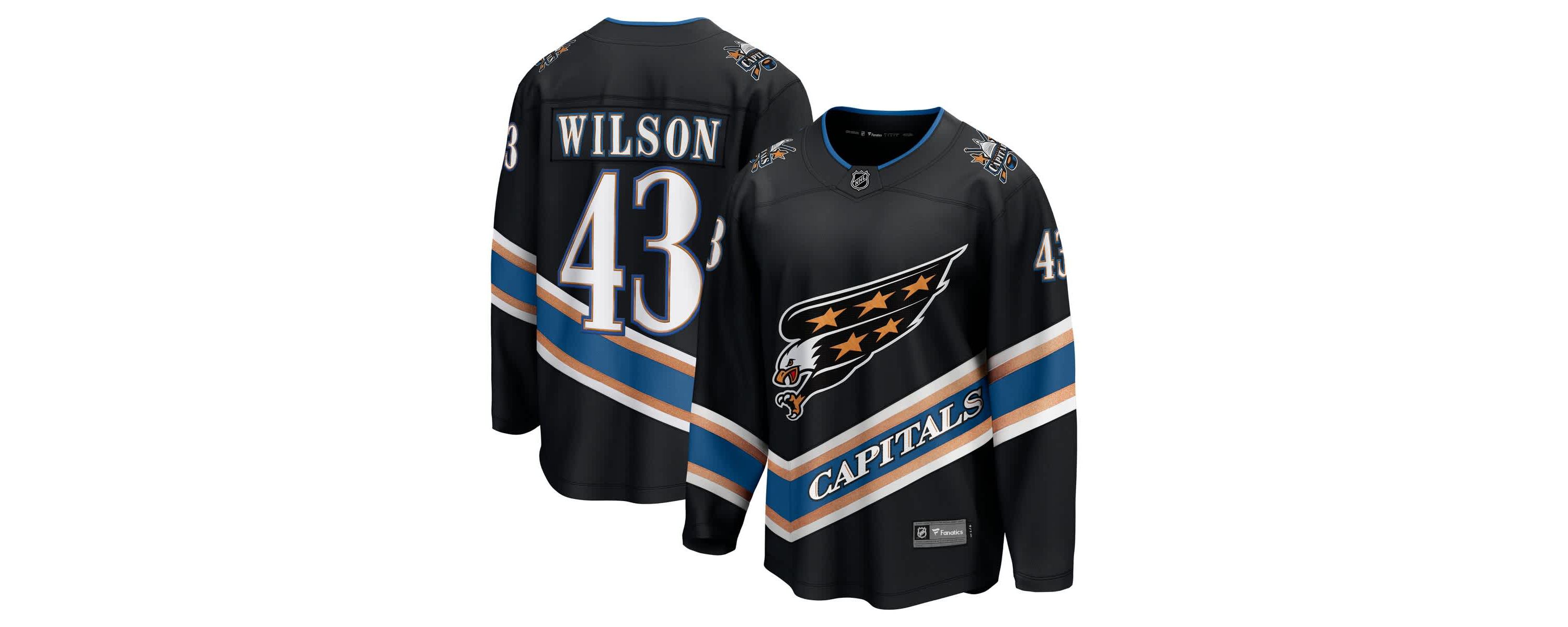 NHL Fanatics Tom Washington Capitals 50th Anniversary Breakaway Jersey