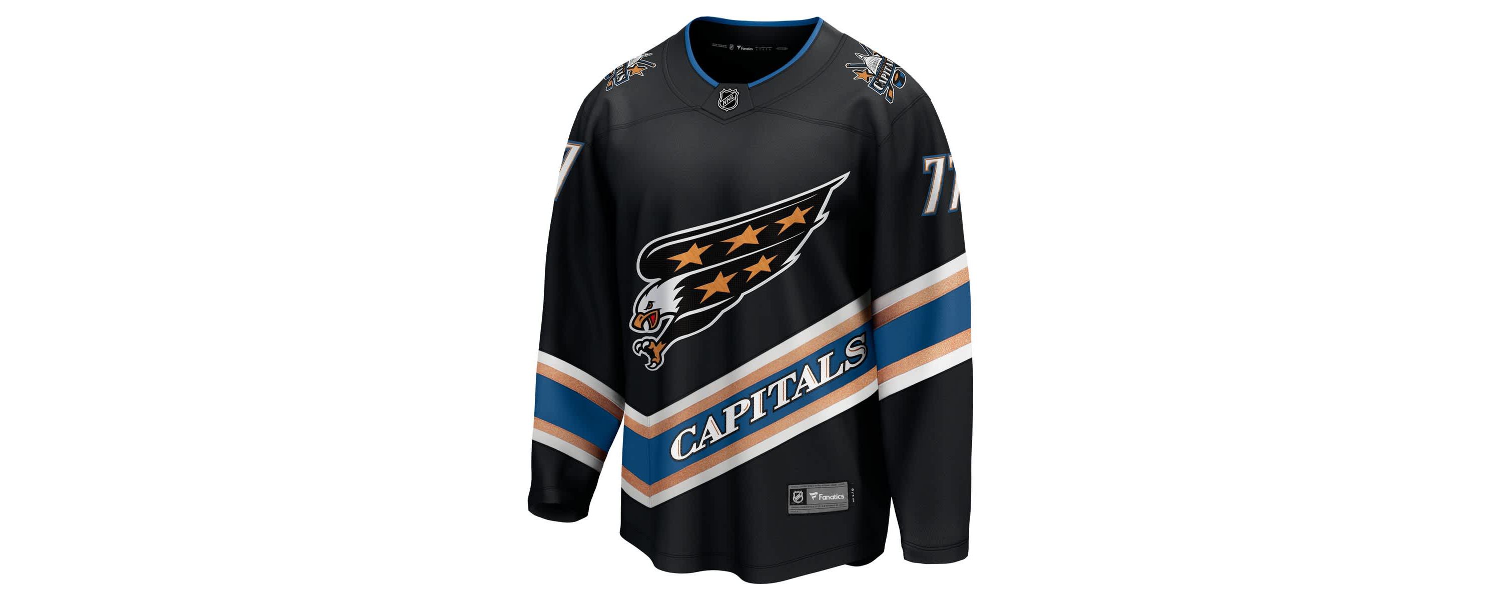 NHL Fanatics TJ Oshie Washington Capitals 50th Anniversary Breakaway Jersey