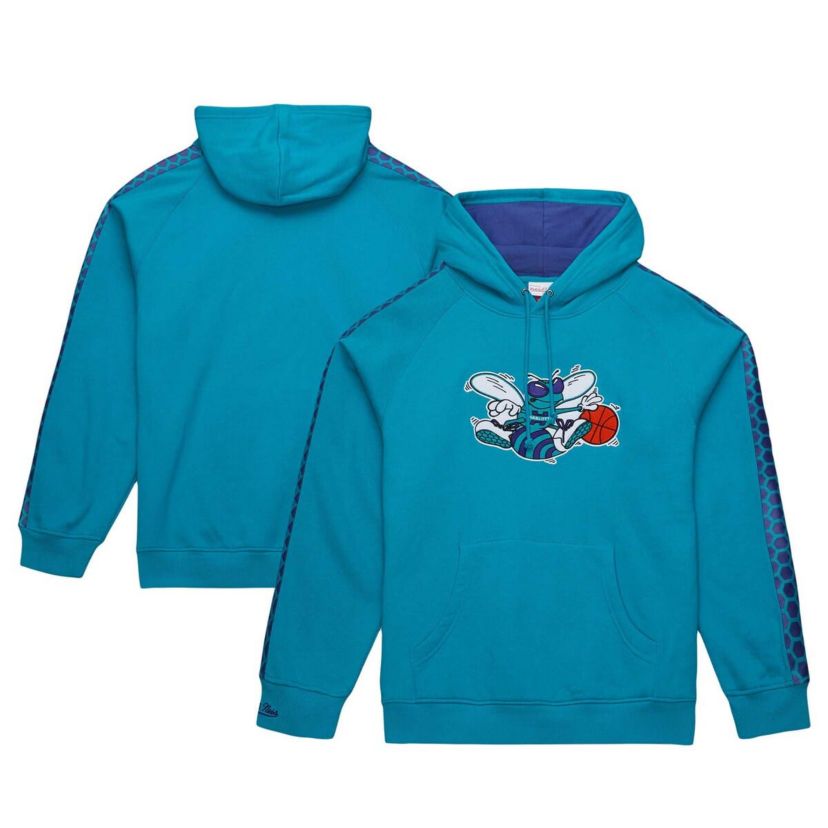 NBA Charlotte Hornets Hardwood Classics Nights Raglan Pullover Hoodie