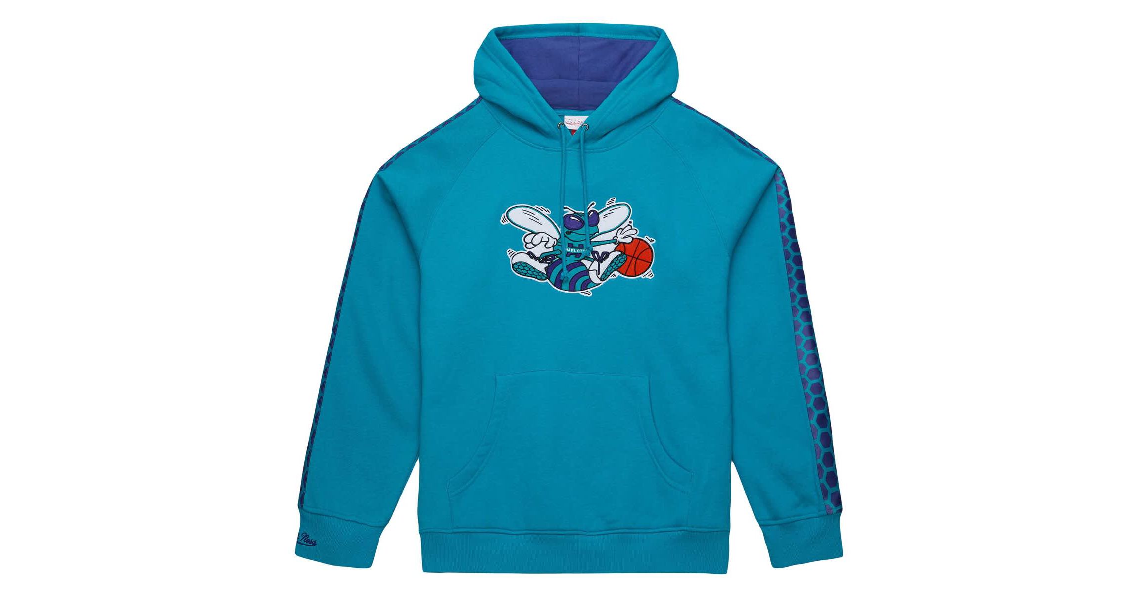 NBA Charlotte Hornets Hardwood Classics Nights Raglan Pullover Hoodie