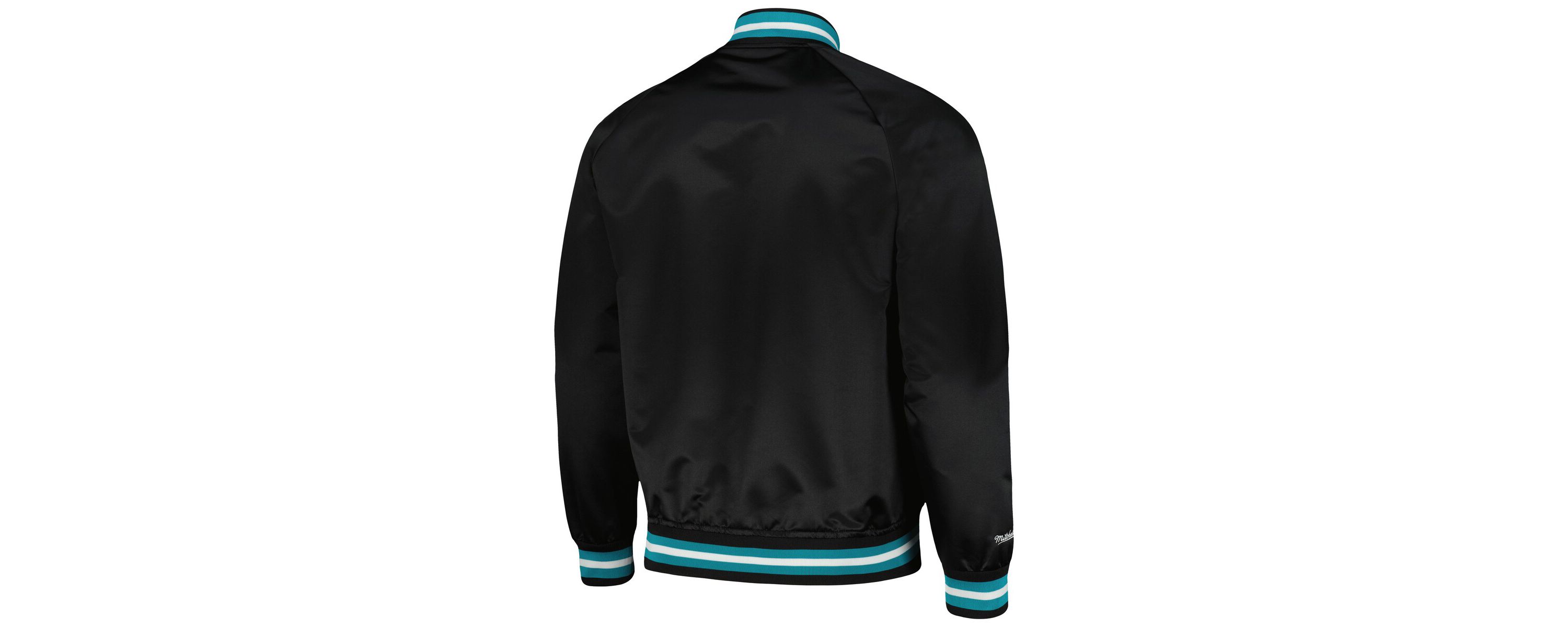 NBA Charlotte Hornets Hardwood Classics Throwback Wordmark Raglan Full-Snap Jacket