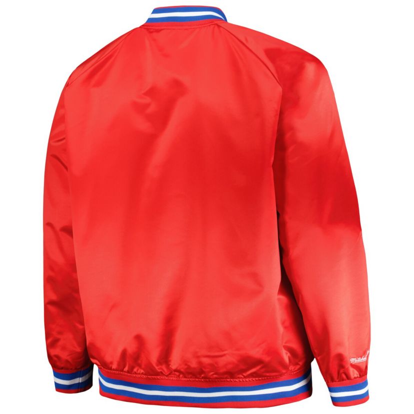 Los Angeles Clippers NBA LA Clippers Hardwood Classics Throwback Wordmark Raglan Full-Snap Jacket