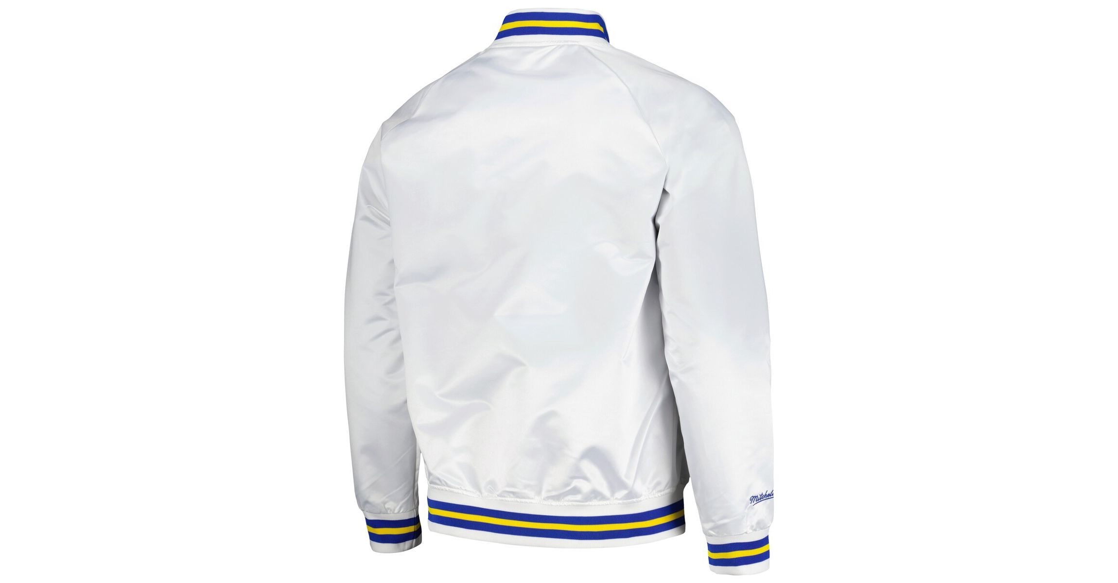 NBA Denver Nuggets Hardwood Classics Throwback Wordmark Raglan Full-Snap Jacket
