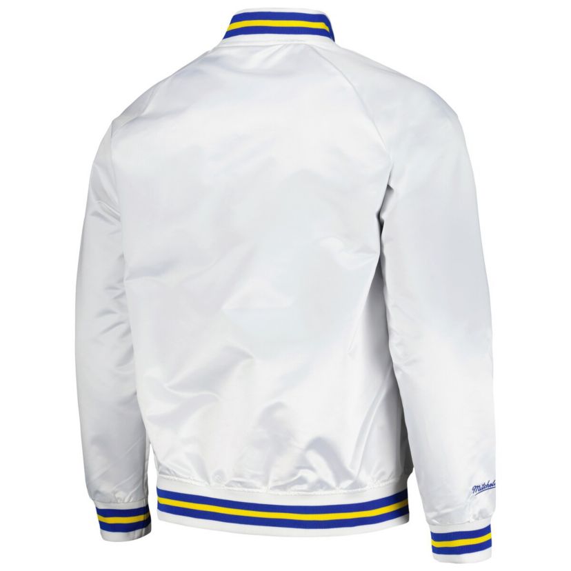 NBA Denver Nuggets Hardwood Classics Throwback Wordmark Raglan Full-Snap Jacket