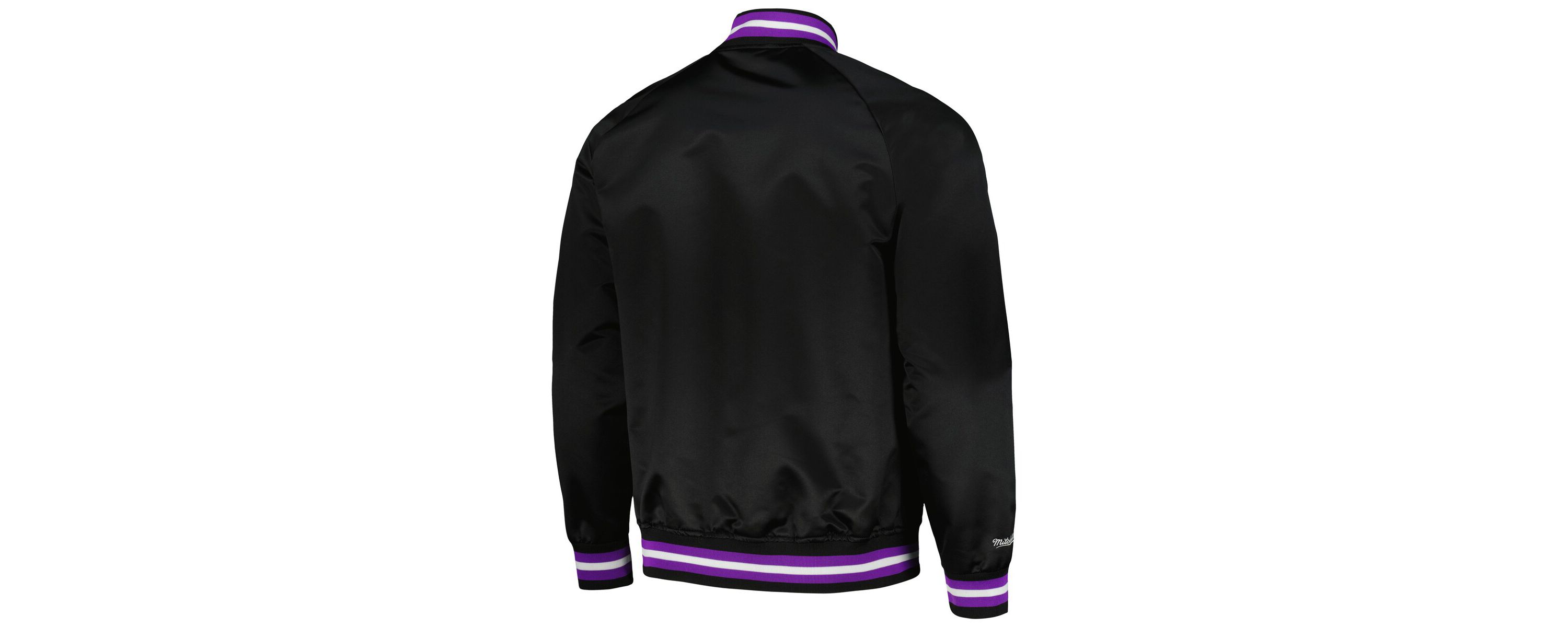 NBA Toronto Raptors Hardwood Classics Throwback Wordmark Raglan Full-Snap Jacket