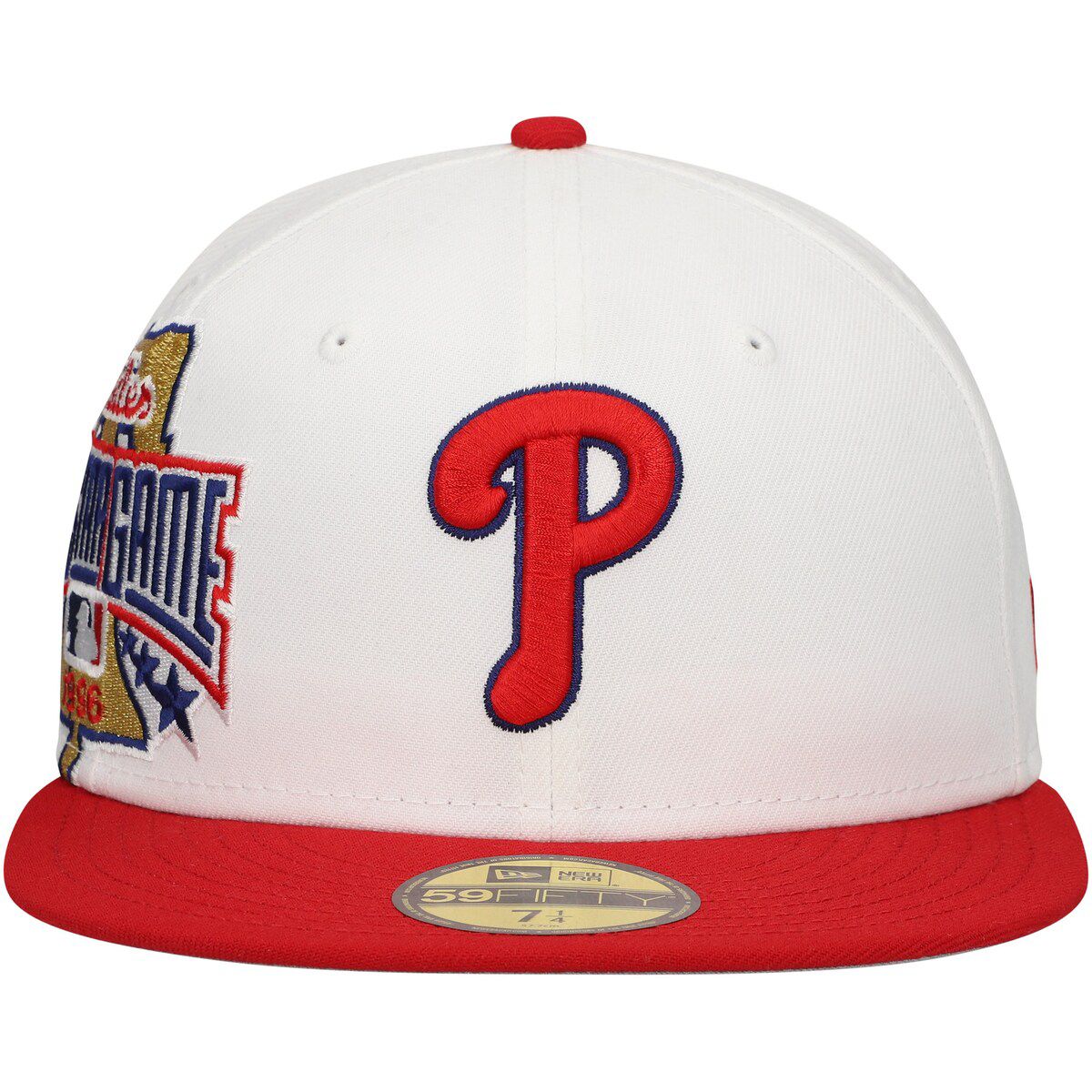 MLB White/Red Philadelphia Phillies Major Sidepatch 59FIFTY Fitted Hat