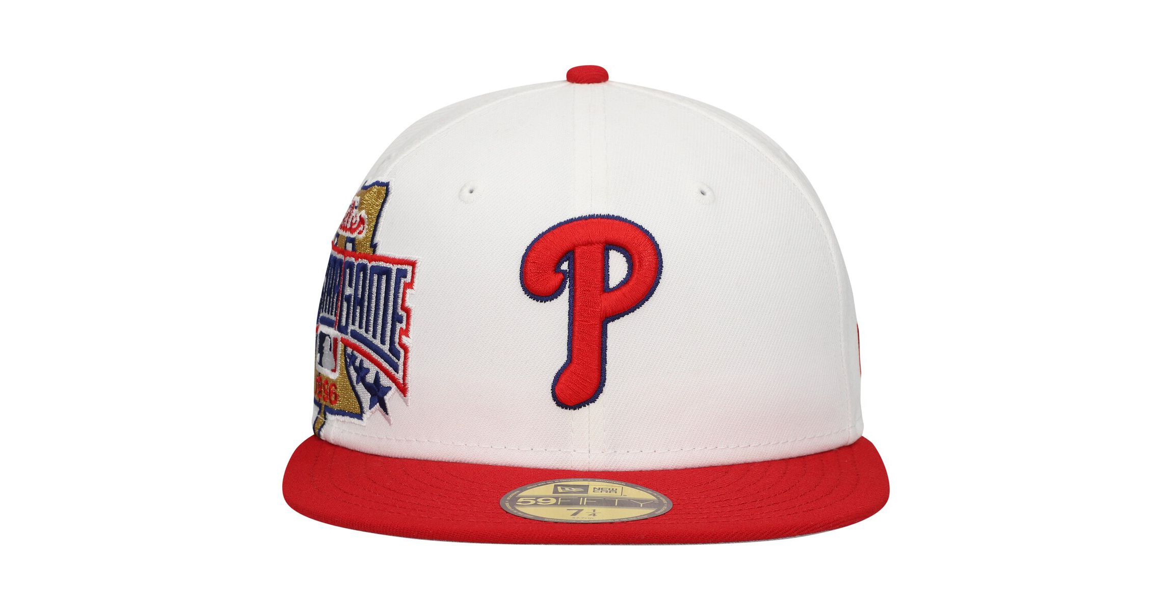 MLB White/Red Philadelphia Phillies Major Sidepatch 59FIFTY Fitted Hat
