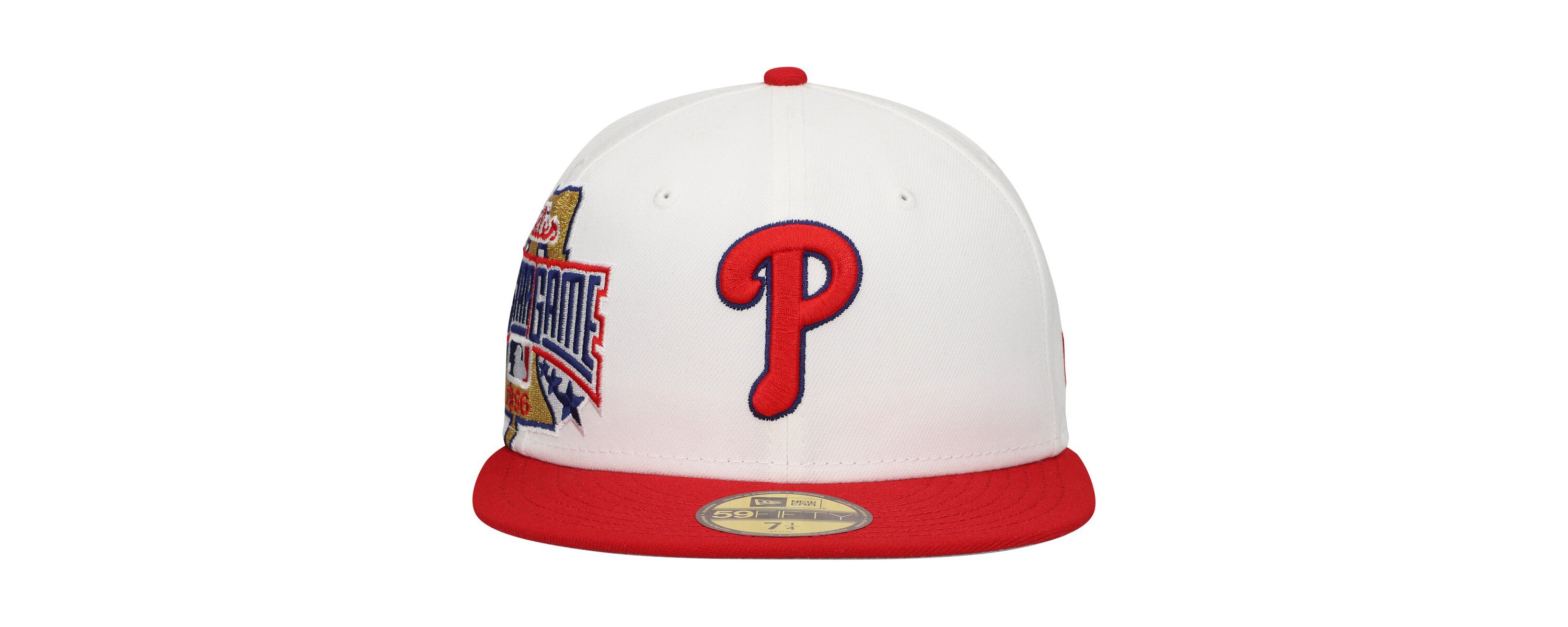 MLB White/Red Philadelphia Phillies Major Sidepatch 59FIFTY Fitted Hat