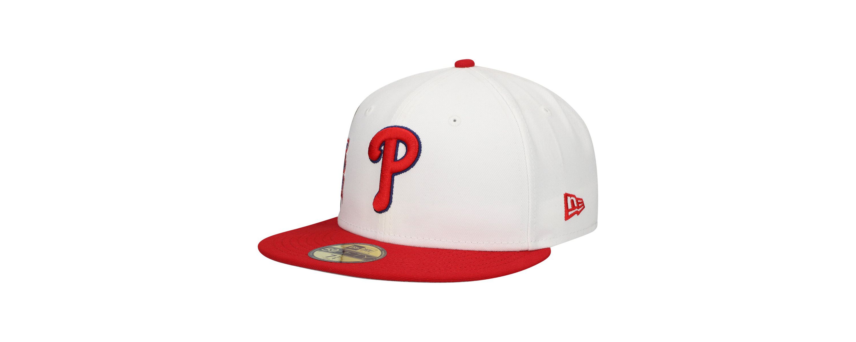 MLB White/Red Philadelphia Phillies Major Sidepatch 59FIFTY Fitted Hat