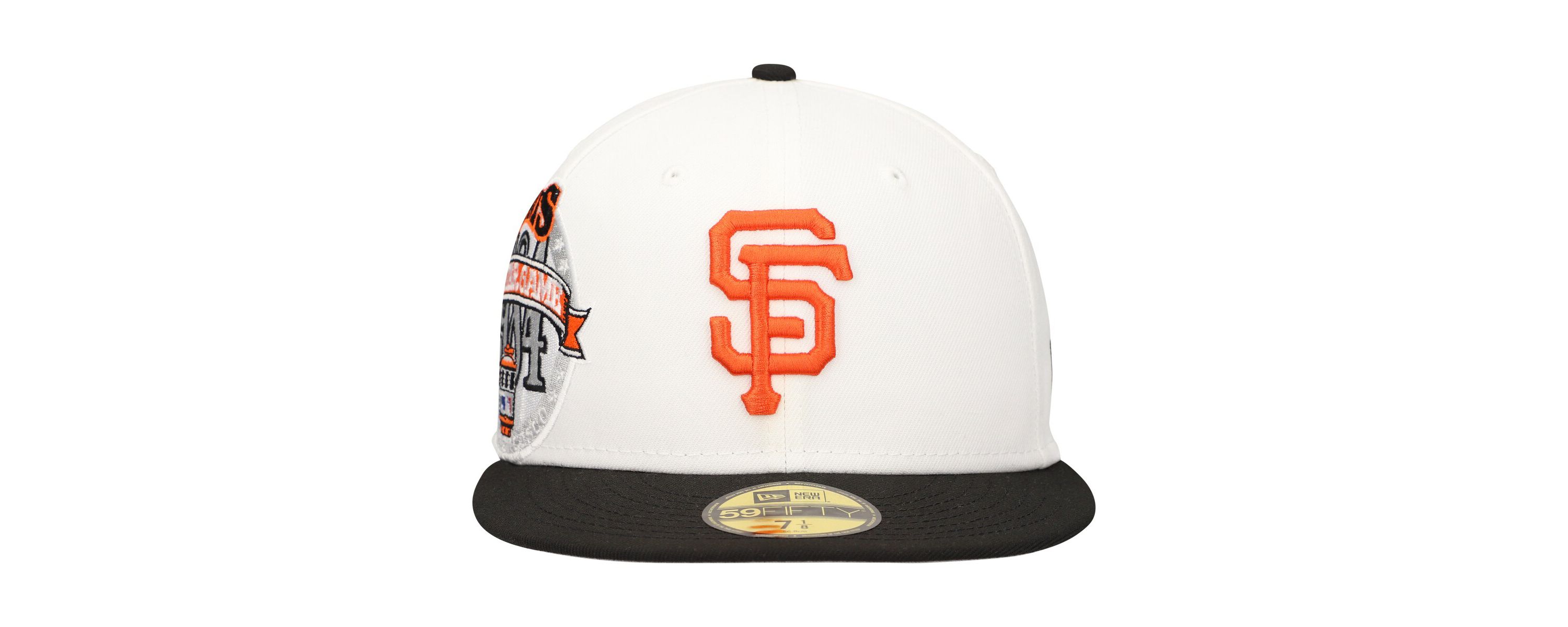 MLB White/Black San Francisco Giants Major Sidepatch 59FIFTY Fitted Hat