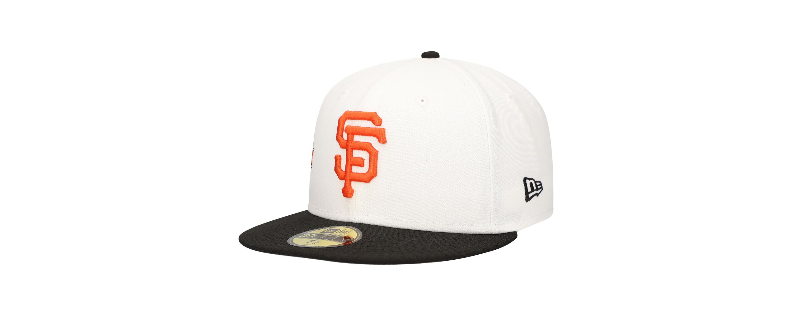 MLB White/Black San Francisco Giants Major Sidepatch 59FIFTY Fitted Hat