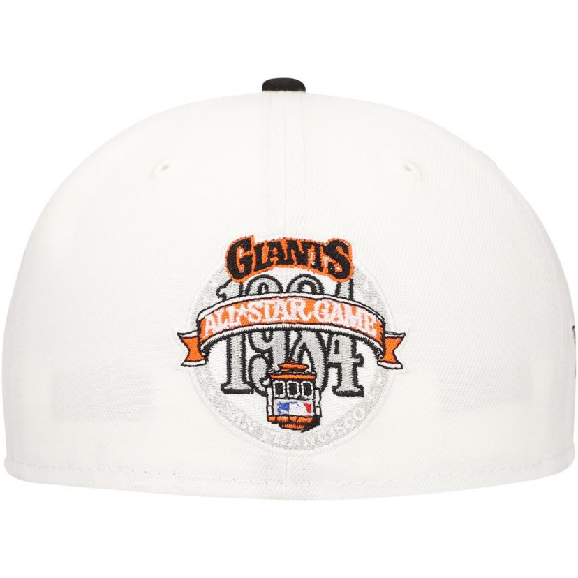 MLB White/Black San Francisco Giants Major Sidepatch 59FIFTY Fitted Hat