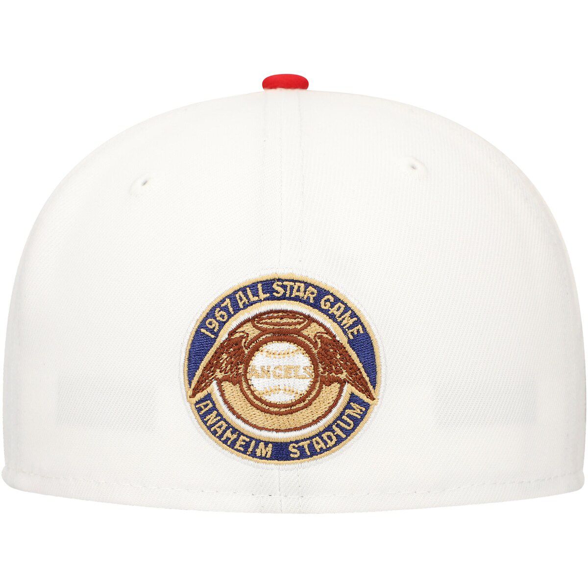 MLB White/Red Los Angeles Angels Major Sidepatch 59FIFTY Fitted Hat