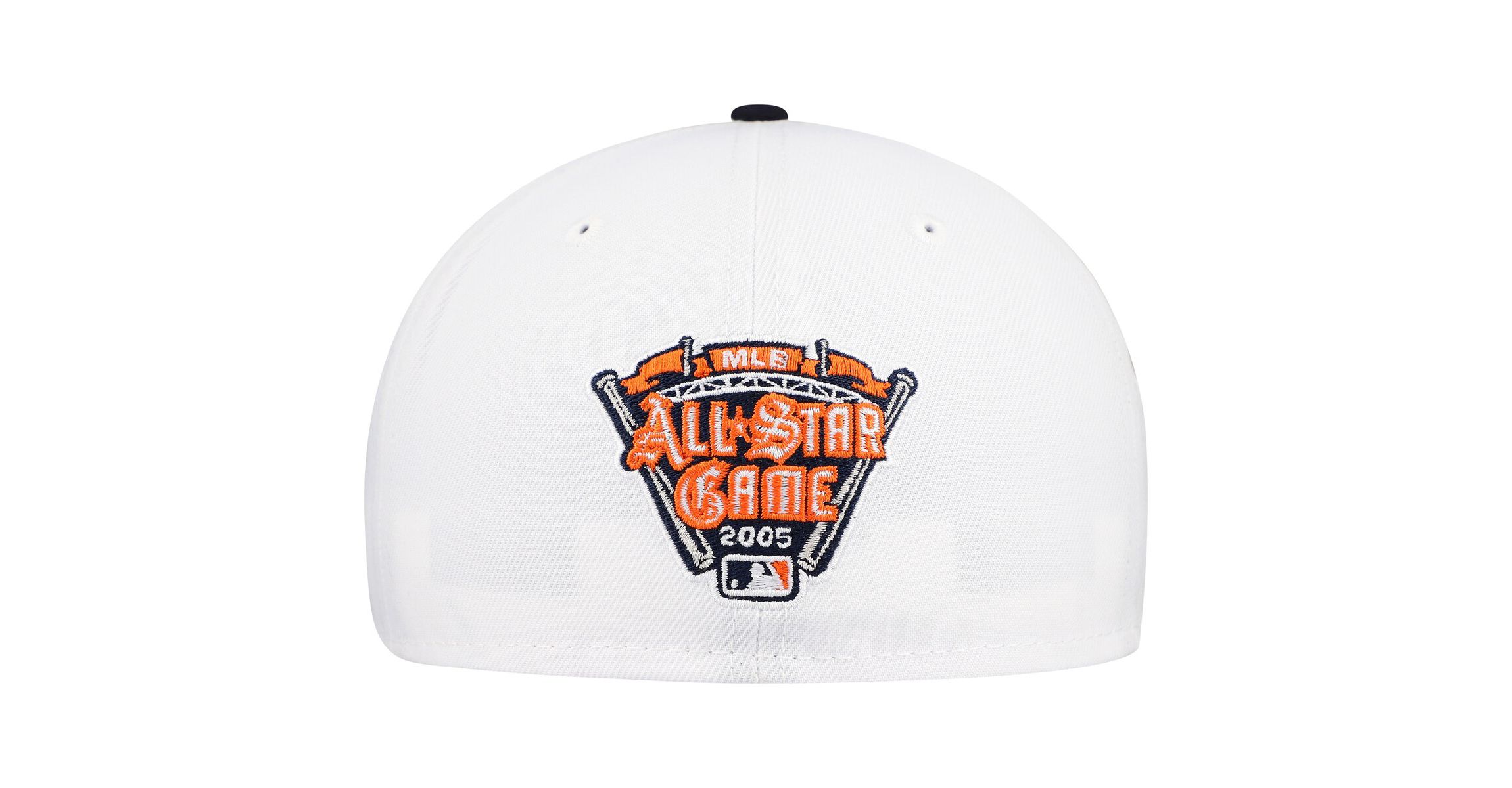 MLB White/Navy Detroit Tigers Major Sidepatch 59FIFTY Fitted Hat