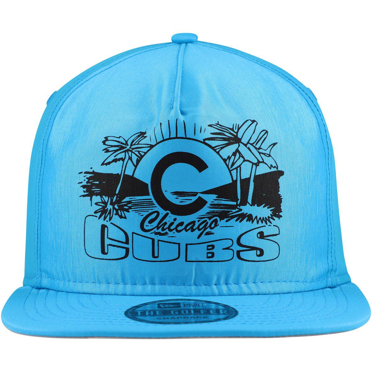 MLB Chicago Cubs Neon Golfer Snapback Hat