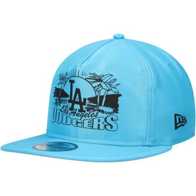 New Era Men's MLB Los Angeles Dodgers Neon Golfer Snapback Hat, Blue
