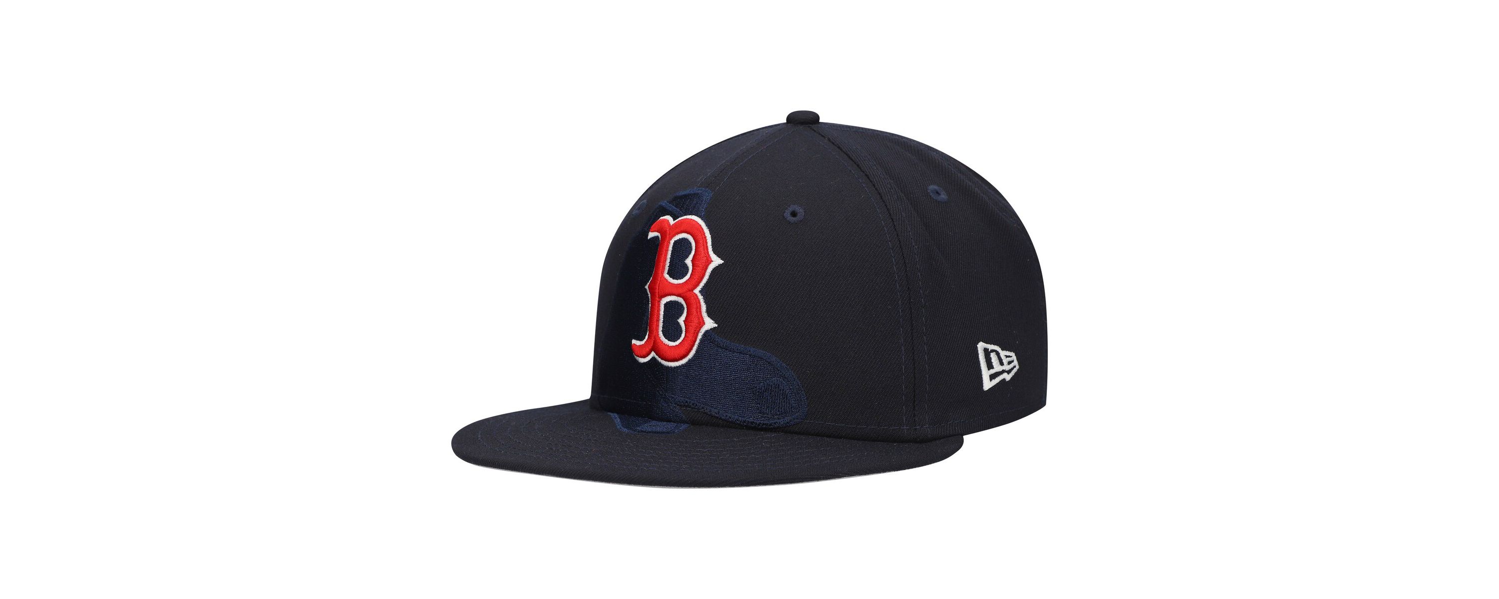 Boston Red Sox MLB Boston Sox Shadow Logo 59FIFTY Fitted Hat
