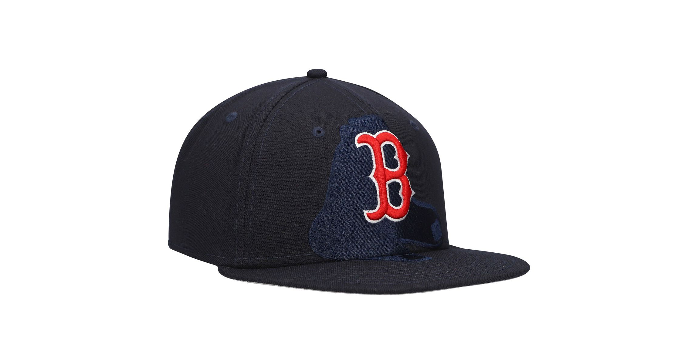 Boston Red Sox MLB Boston Sox Shadow Logo 59FIFTY Fitted Hat