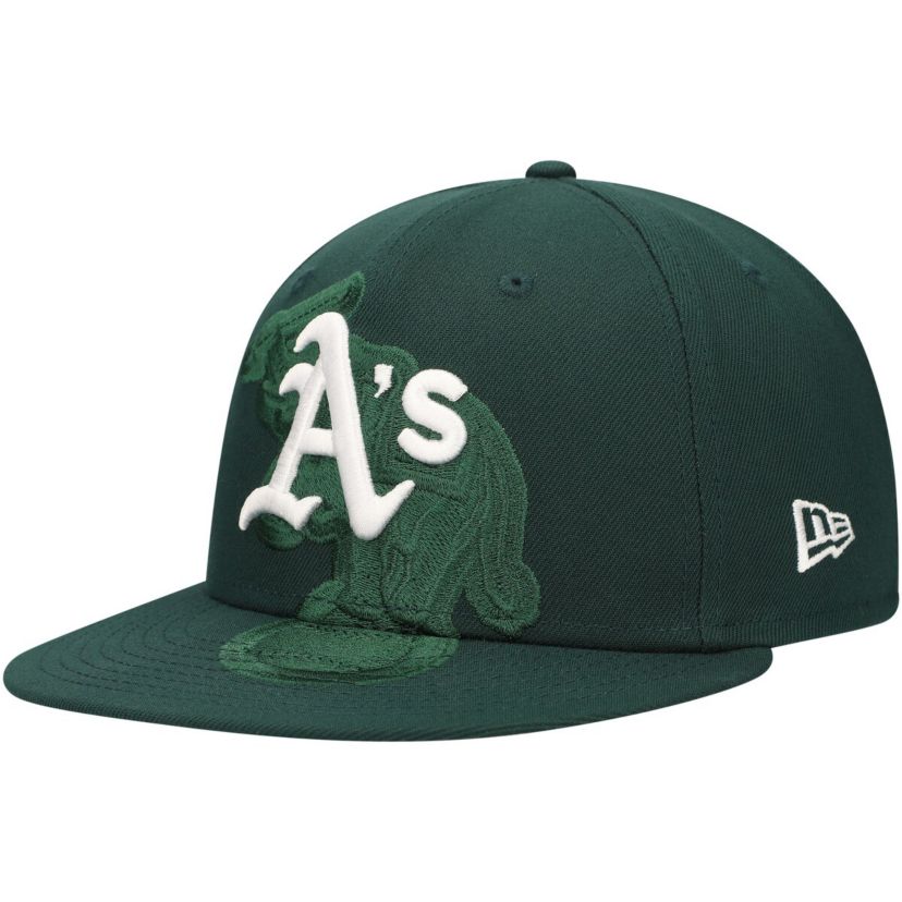 Oakland Athletics MLB Athletics Shadow Logo 59FIFTY Fitted Hat