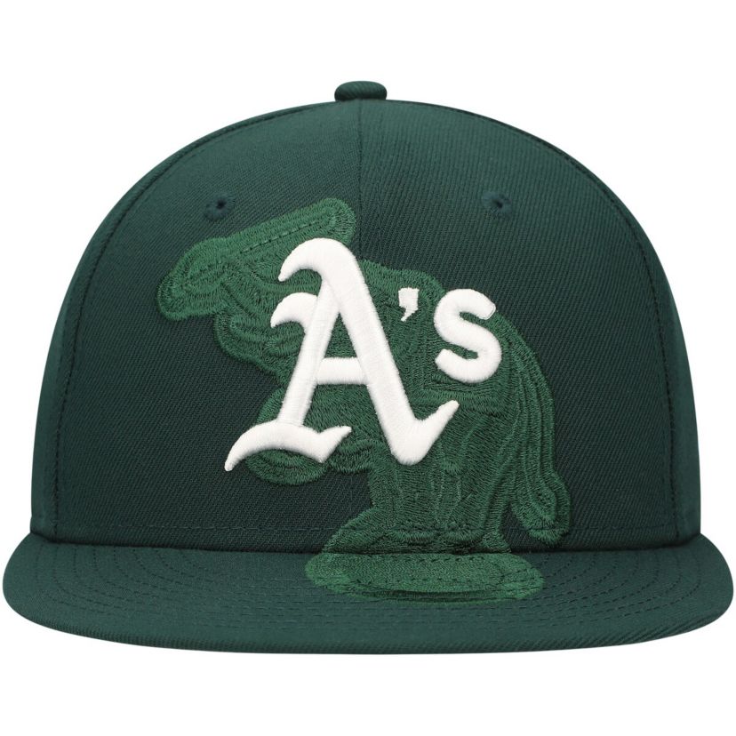Oakland Athletics MLB Athletics Shadow Logo 59FIFTY Fitted Hat