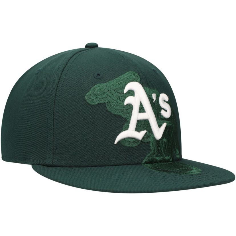 Oakland Athletics MLB Athletics Shadow Logo 59FIFTY Fitted Hat