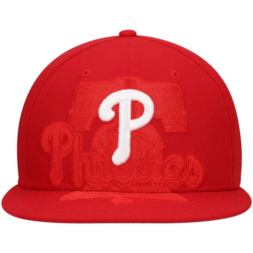 MLB Philadelphia Phillies Shadow Logo 59FIFTY Fitted Hat