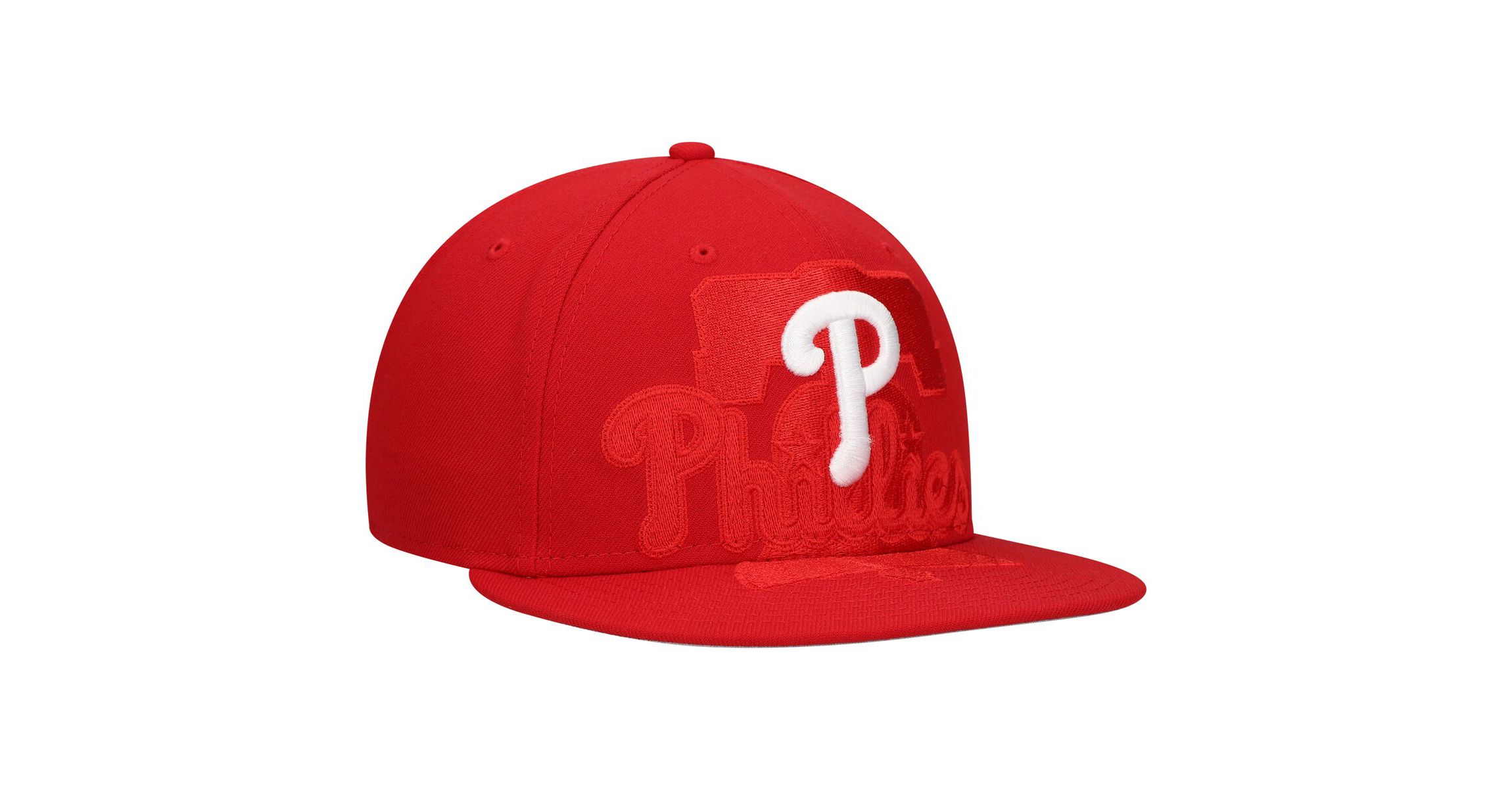 MLB Philadelphia Phillies Shadow Logo 59FIFTY Fitted Hat
