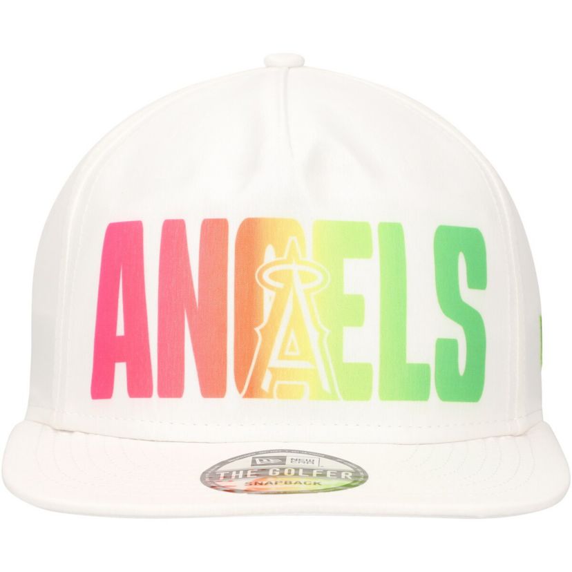 MLB Los Angeles Angels Spring Spectrum Golfer Snapback Hat