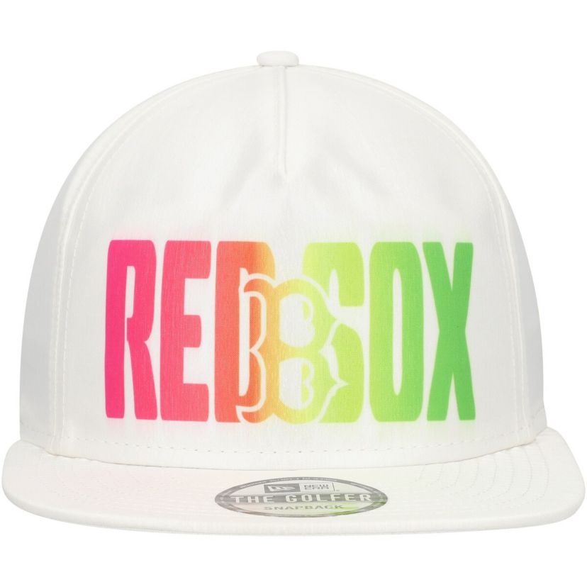 Boston Red Sox MLB Boston Sox Spring Spectrum Golfer Snapback Hat