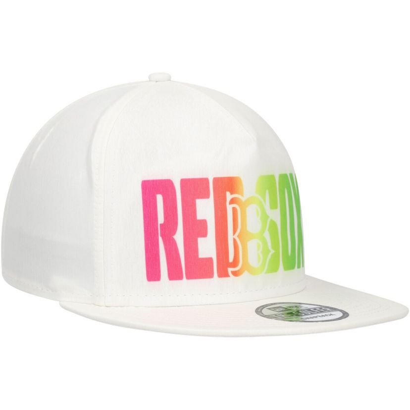 Boston Red Sox MLB Boston Sox Spring Spectrum Golfer Snapback Hat