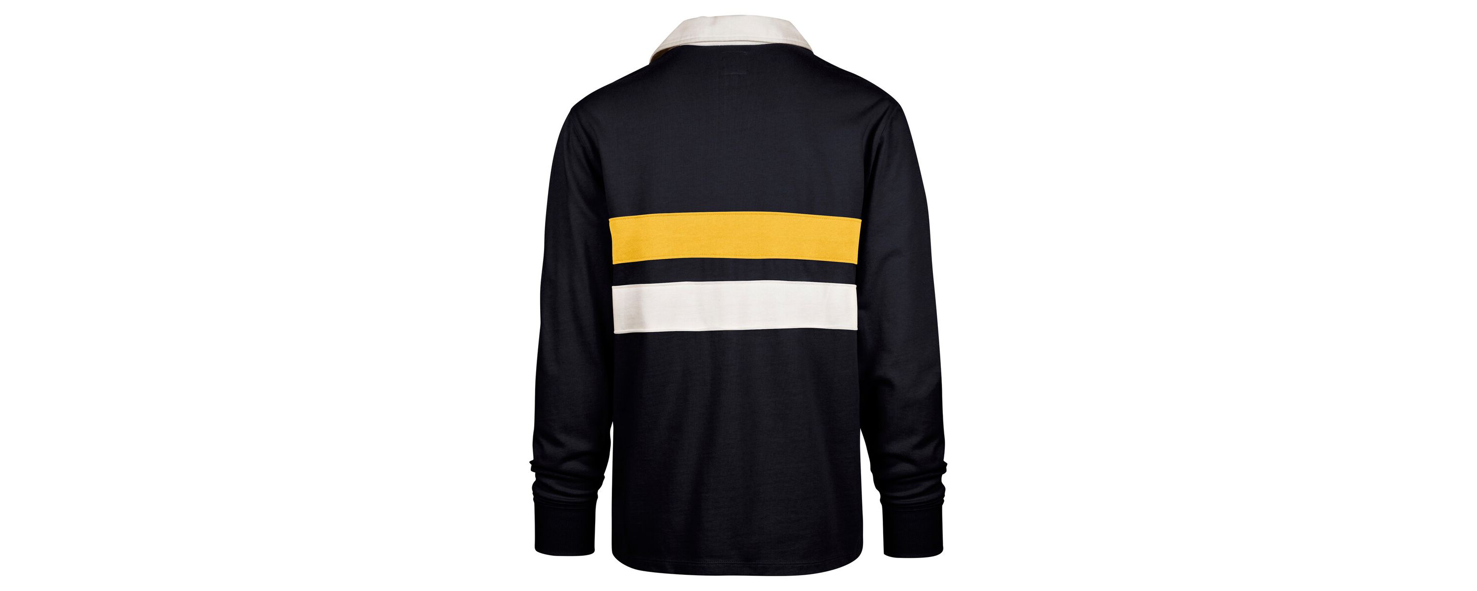 NCAA Michigan Wolverines Clubhouse Knox Thames Long Sleeve Rugby Polo