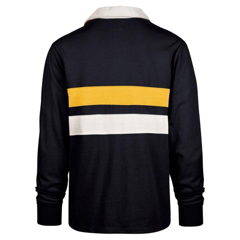 NCAA Michigan Wolverines Clubhouse Knox Thames Long Sleeve Rugby Polo