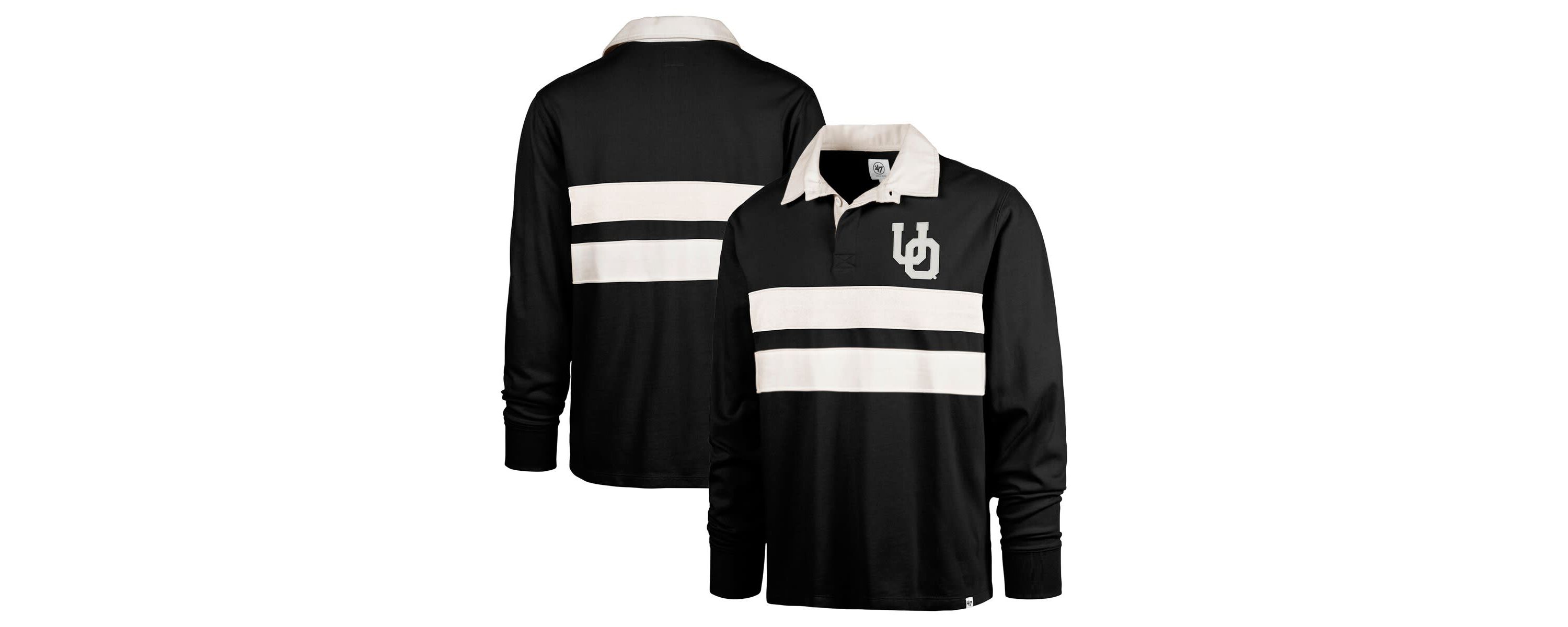 NCAA Oregon Ducks Clubhouse Knox Thames Long Sleeve Rugby Polo