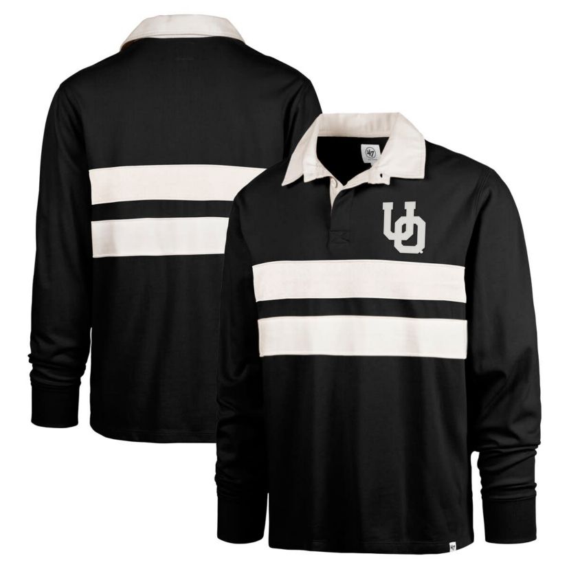 NCAA Oregon Ducks Clubhouse Knox Thames Long Sleeve Rugby Polo