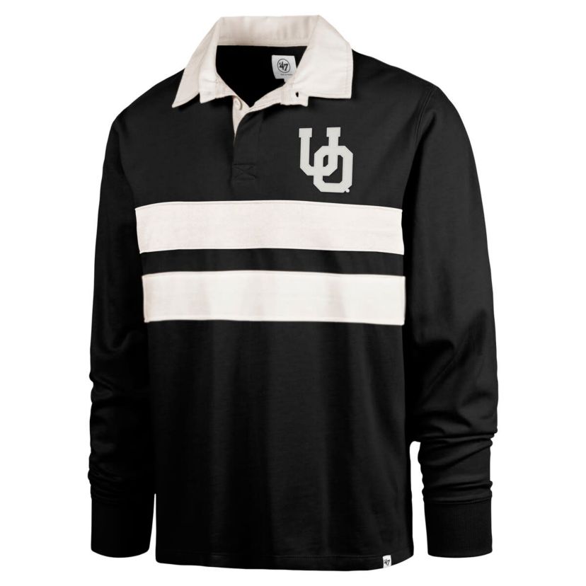 NCAA Oregon Ducks Clubhouse Knox Thames Long Sleeve Rugby Polo